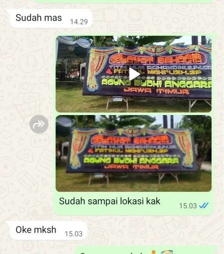 Pengiriman Papan Bunga Universitas Gunadarma