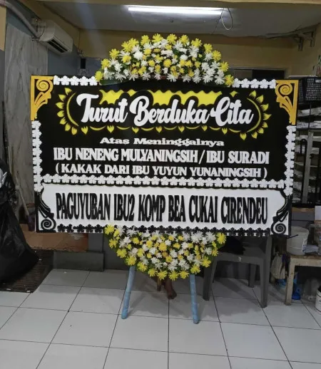 Papan Bunga Duka Universitas Gunadarma