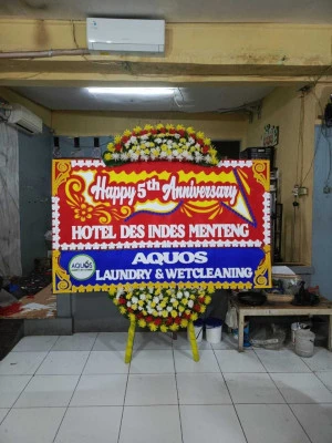 Papan Bunga di Universitas Gunadarma