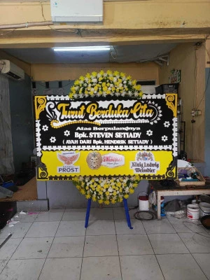 Papan Bunga di Universitas Gunadarma