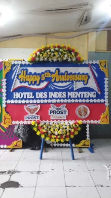 Papan Bunga di Universitas Gunadarma